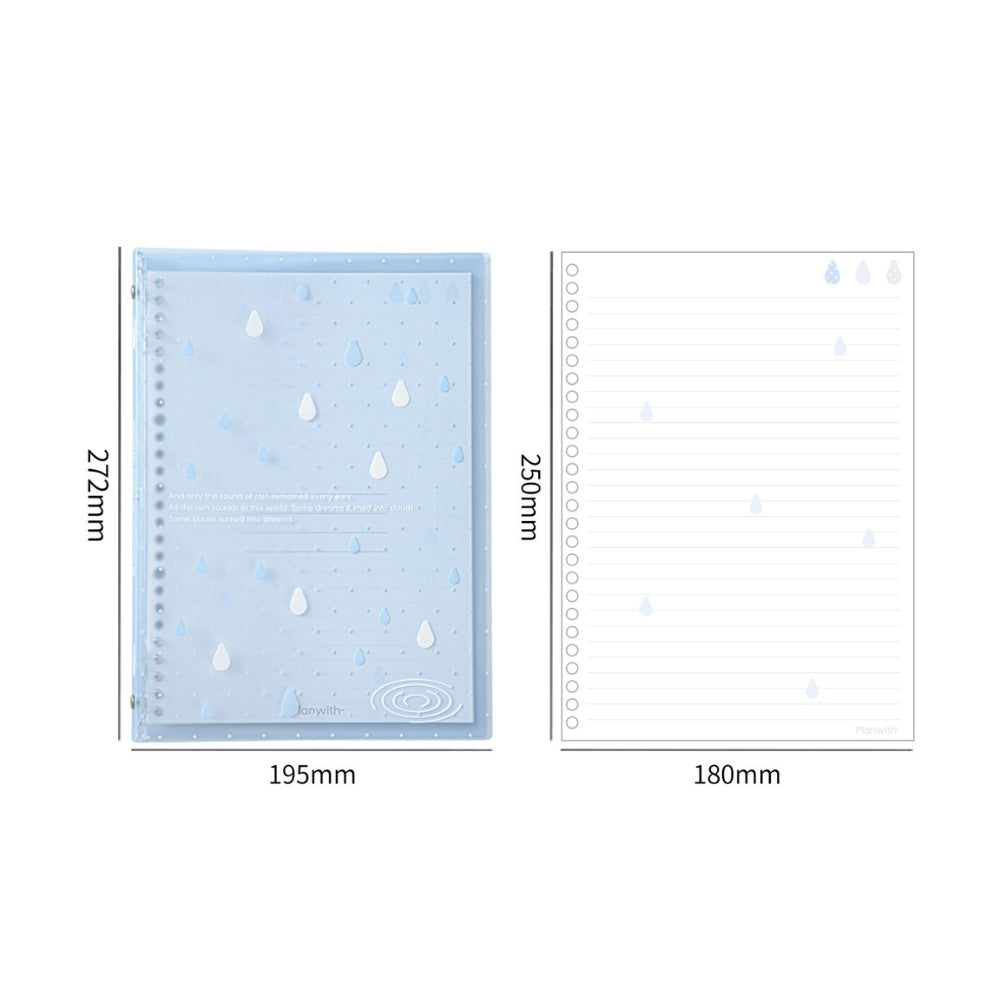 Weather Vibe B5 Frosted Softcover Loose Leaf Notebook