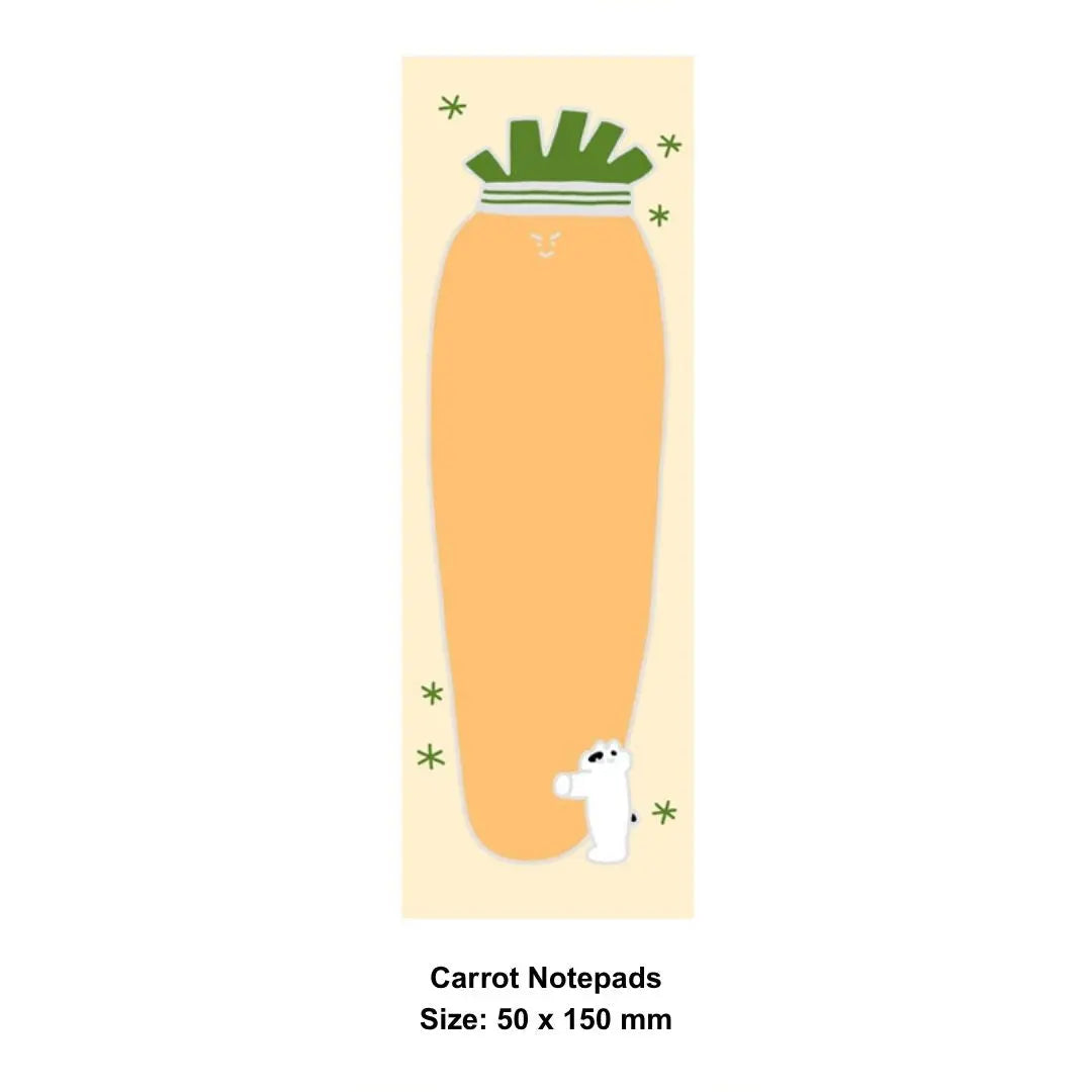 Original Cat & Veggie Notepads - SOLD OUT ChicChoi