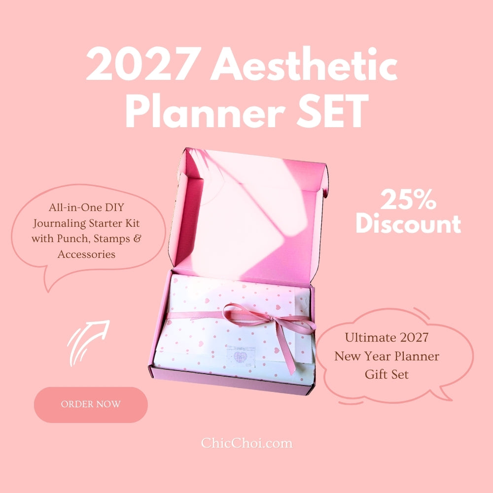 2027 Planner Gift & Setup Set (Pink)