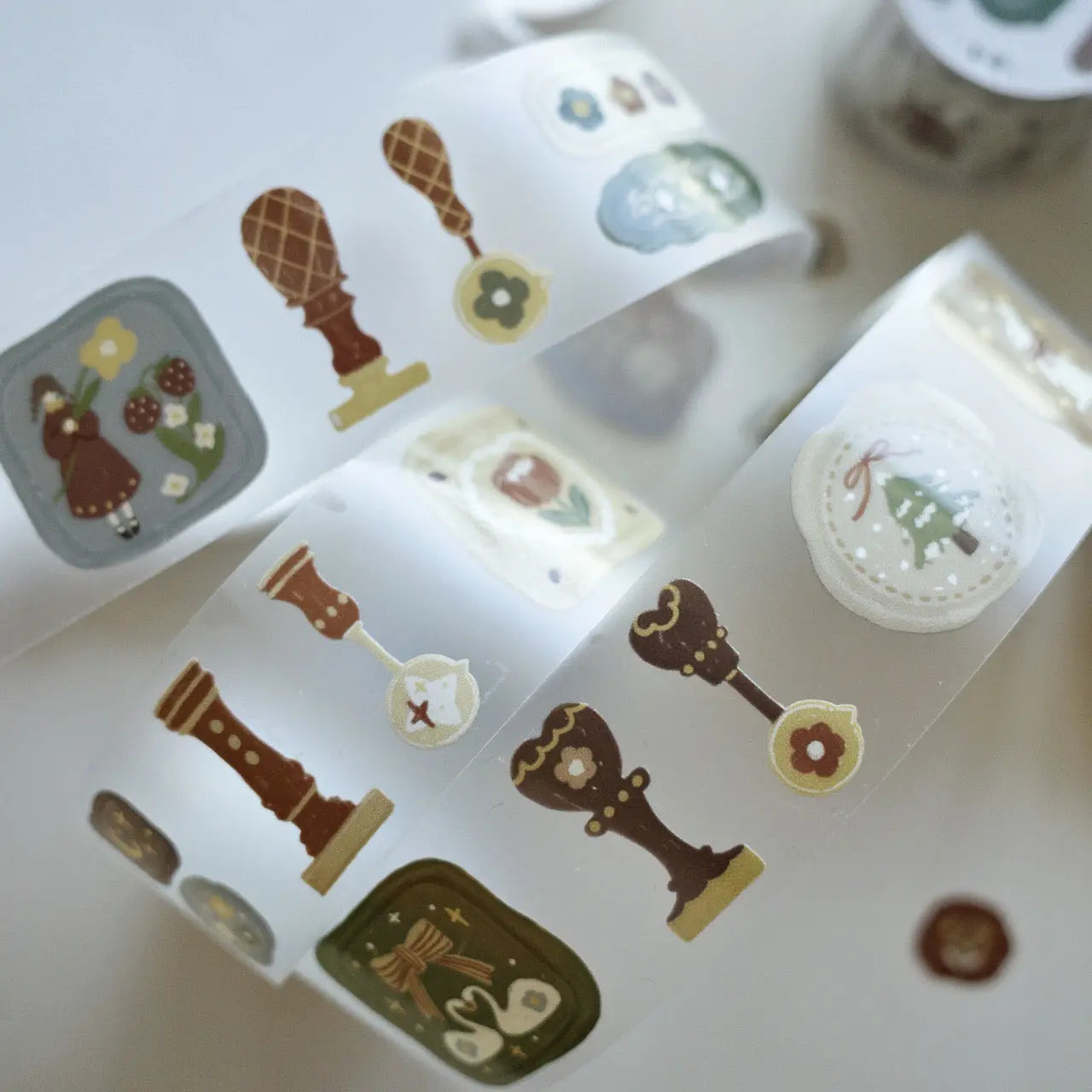 Vintage Wax Seal – Washi & PET Tape ChicChoi