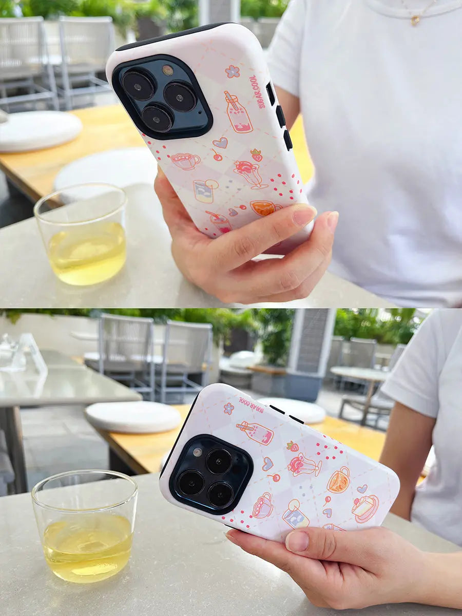 Sweet Sip Double Layer Film Shell Phone Case ChicChoi