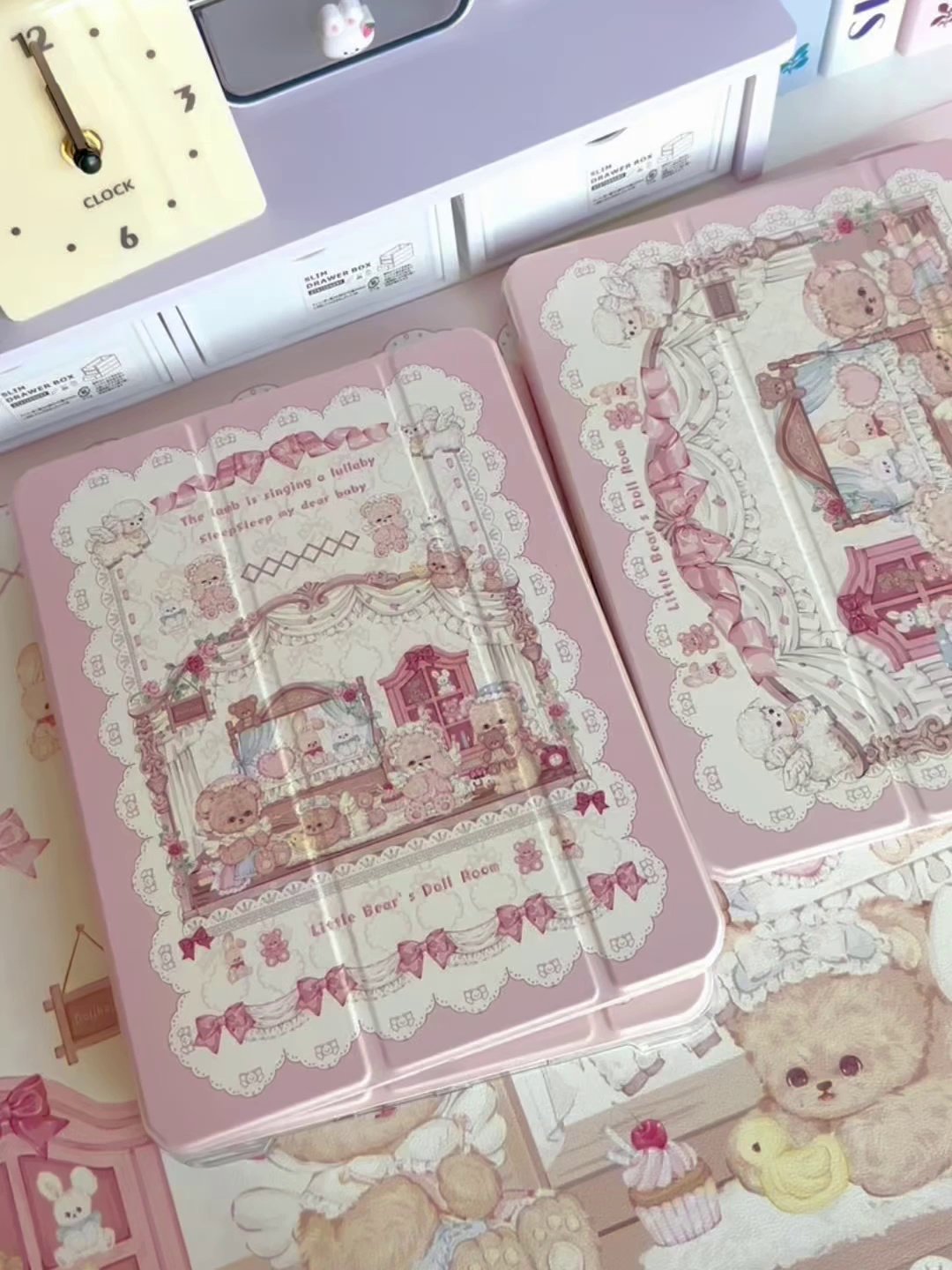 Bear Dollhouse iPad Case