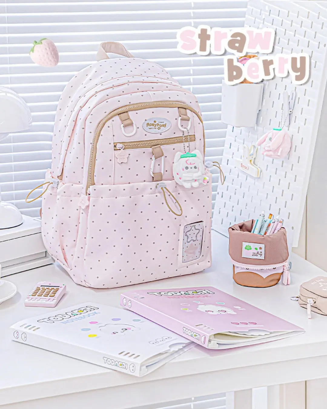 Limited Color Edition – Cream Star Drawstring Backpack ChicChoi