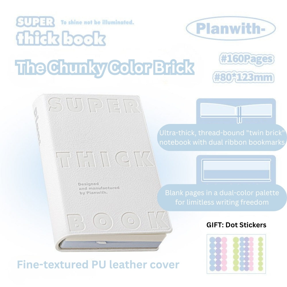 Chunky Color Brick Pocket Journal