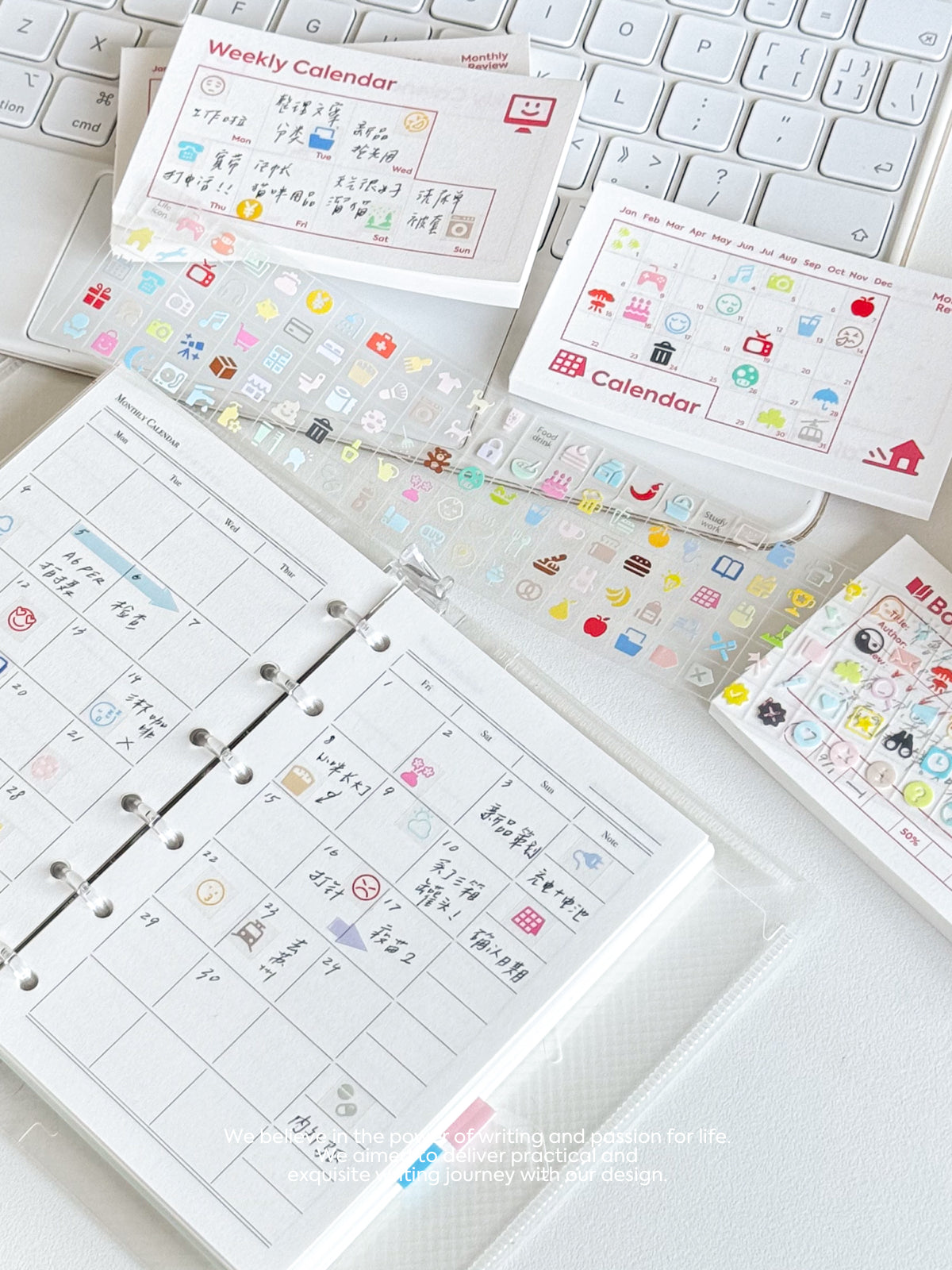 Daily Life Function Icon Tape Cut Film Sticker Roll - SOLD OUT