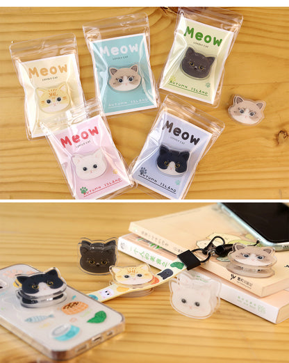 Original Cute Acrylic Cat Clips