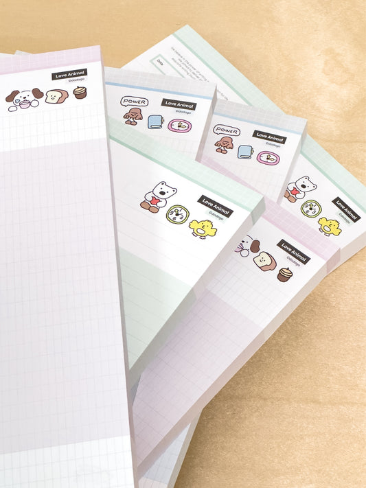 Cute Little Animal Series B5 Paper Pads