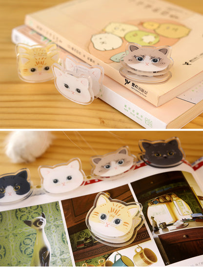 Original Cute Acrylic Cat Clips