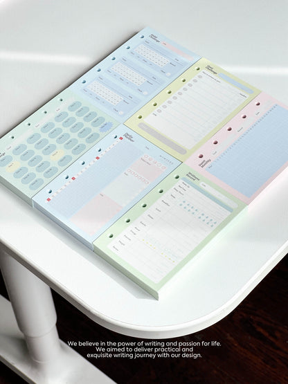 Loose-leaf A7/M5 Paper Refill  Original Design Function Schedule Plan