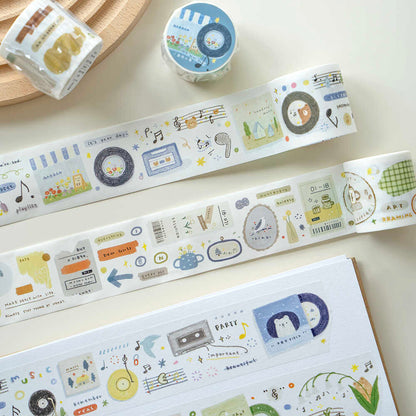 Country Music Washi Tapes with Special Oil