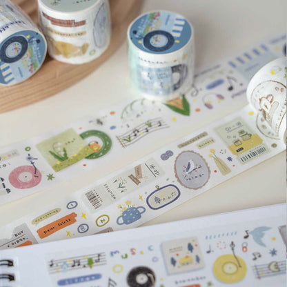 Country Music Washi Tapes with Special Oil