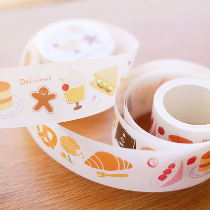 Pastoral Life Coffee Dessert Washi Tape