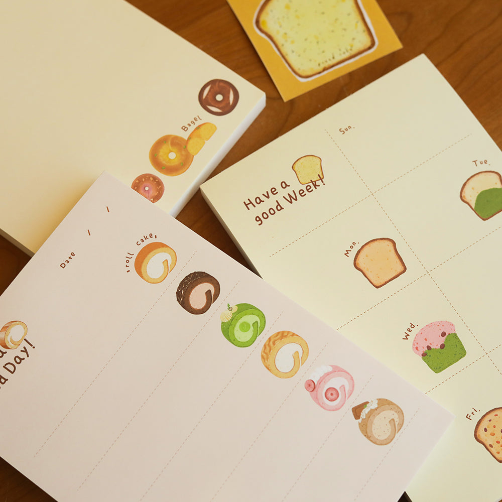 Dessert A5 Notepad, Planner