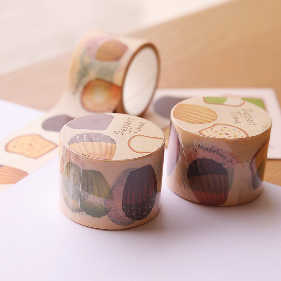 Madeleine Pound Cake Original Illustration Washi Tape