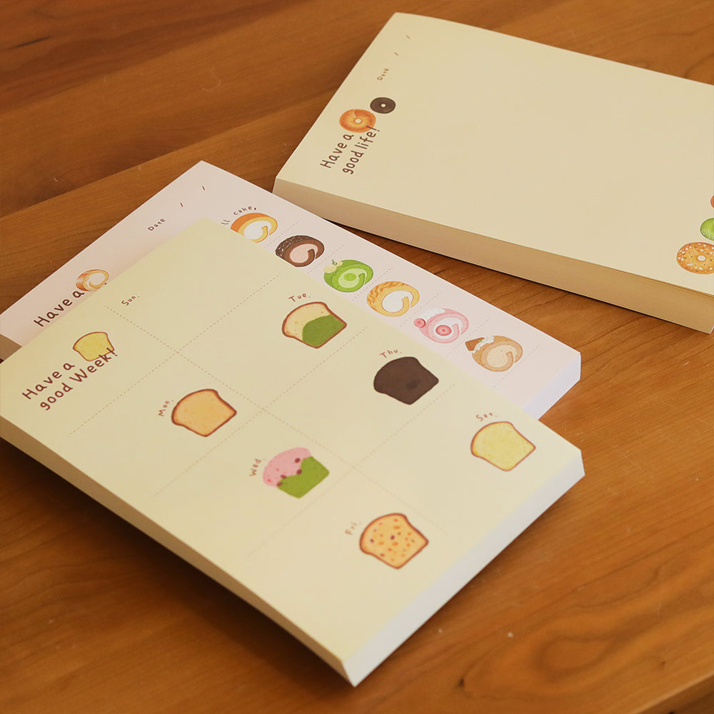 Dessert A5 Notepad, Planner