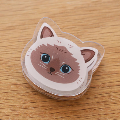 Original Cute Acrylic Cat Clips