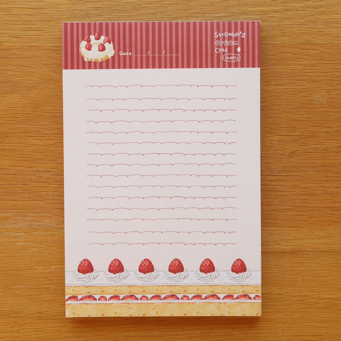 Strawberry Cake Collections | A5 Paperpads & Small Notes