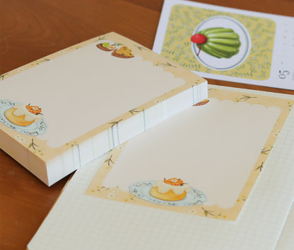 Dessert A6 Notepad, Non-sticky Note Paper