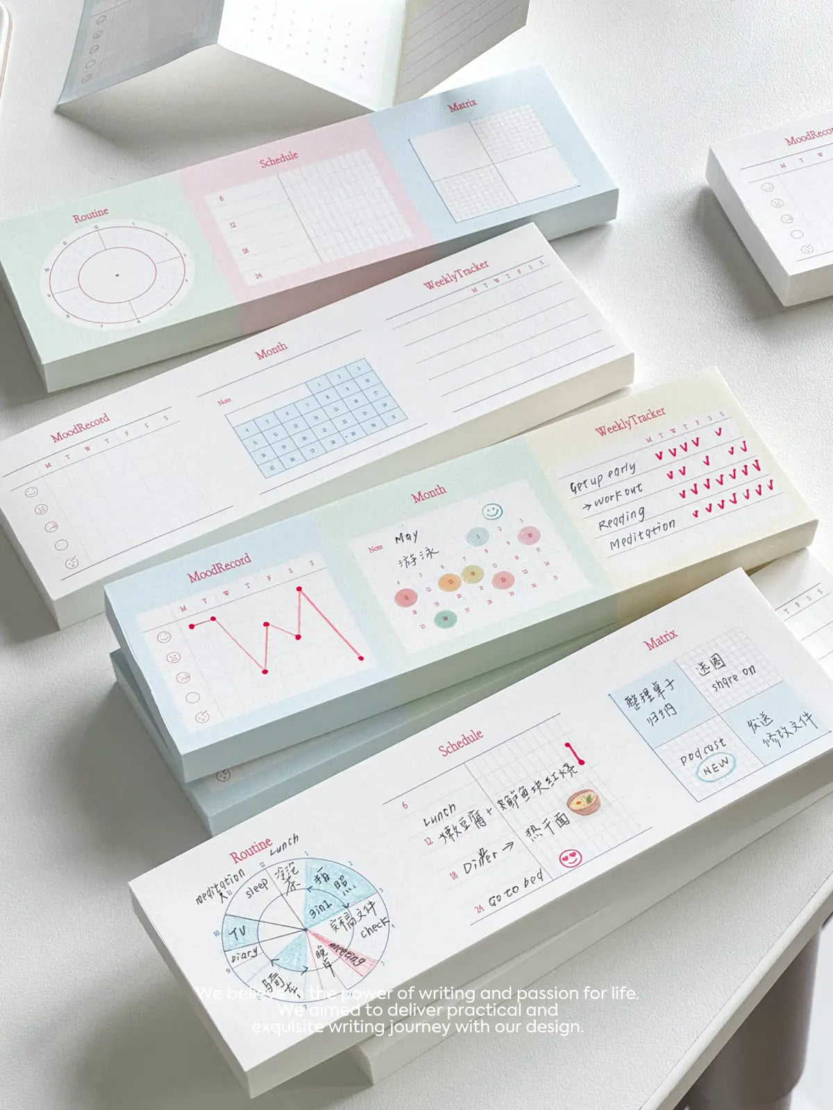 Notepad Journal Original 3-in-1 Time Management, Functional Notepads, Journal Material ...