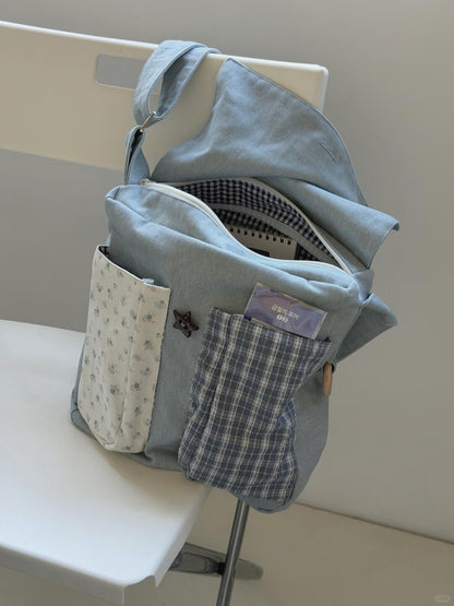 Original Cottage Patchwork Daily Messenger Bag