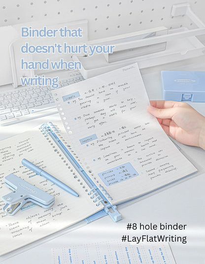 B5 Lay-Flat Flexible Ring Binder