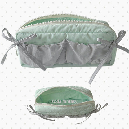 Original Mint Ash Polka Dot Pencil Pouch