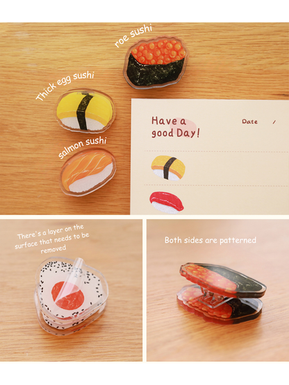 Sushi Collection Note, Message Clips, 9-Type