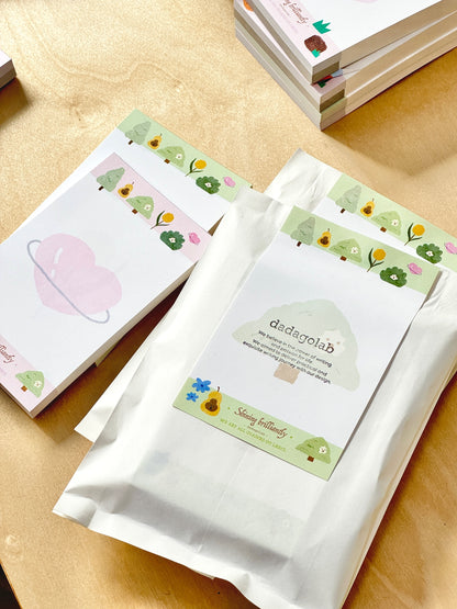 Nature Forest Food Memo Notepads, 100p - SOLD OUT