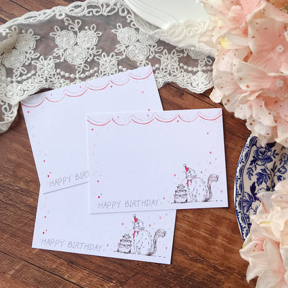 Whispering Frames Thank you Birthday Card Set