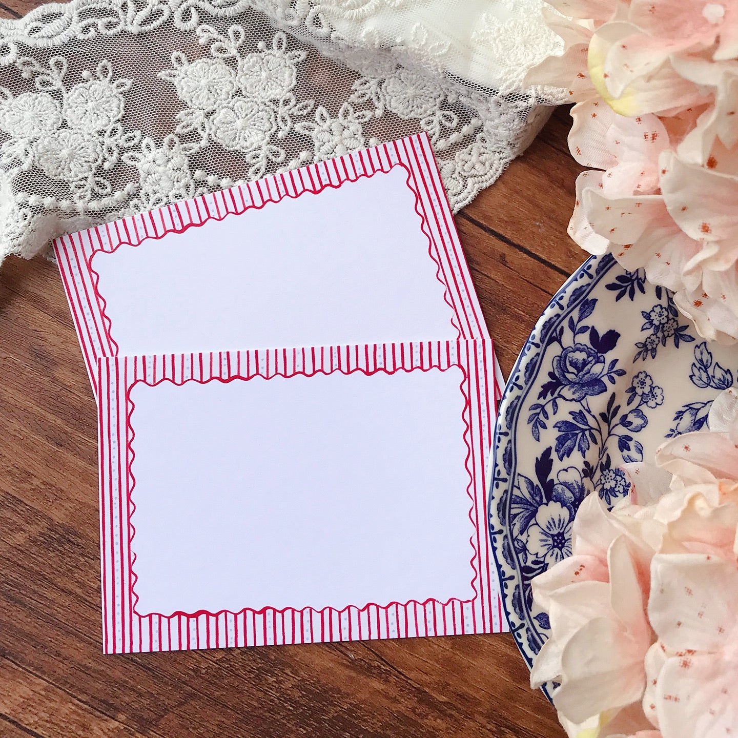 Whispering Frames Thank you Birthday Card Set