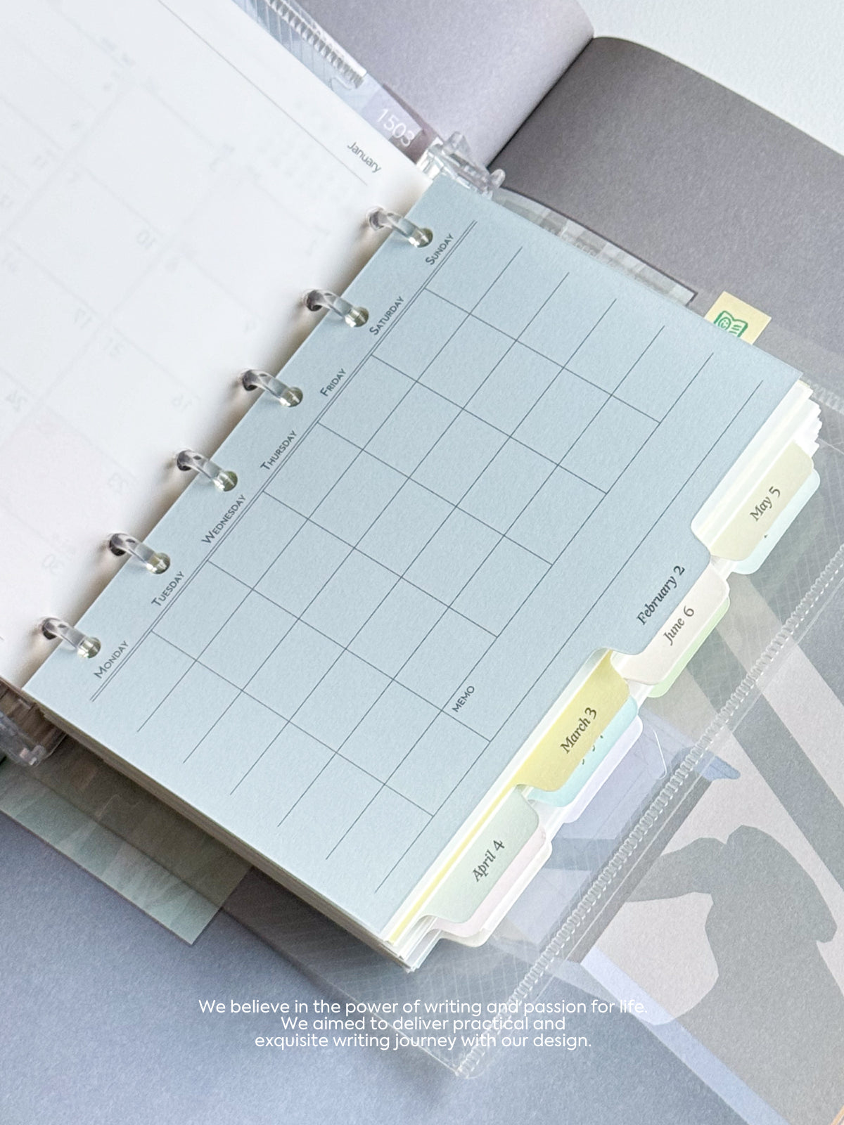 12-month Schedule Planner Pads M5/A7 Refills