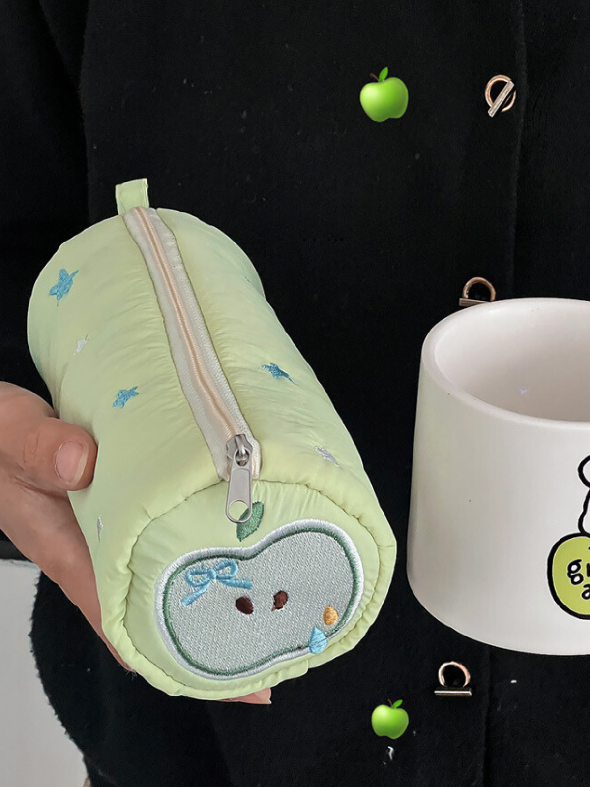 Original Green Apple Pencil Pouch