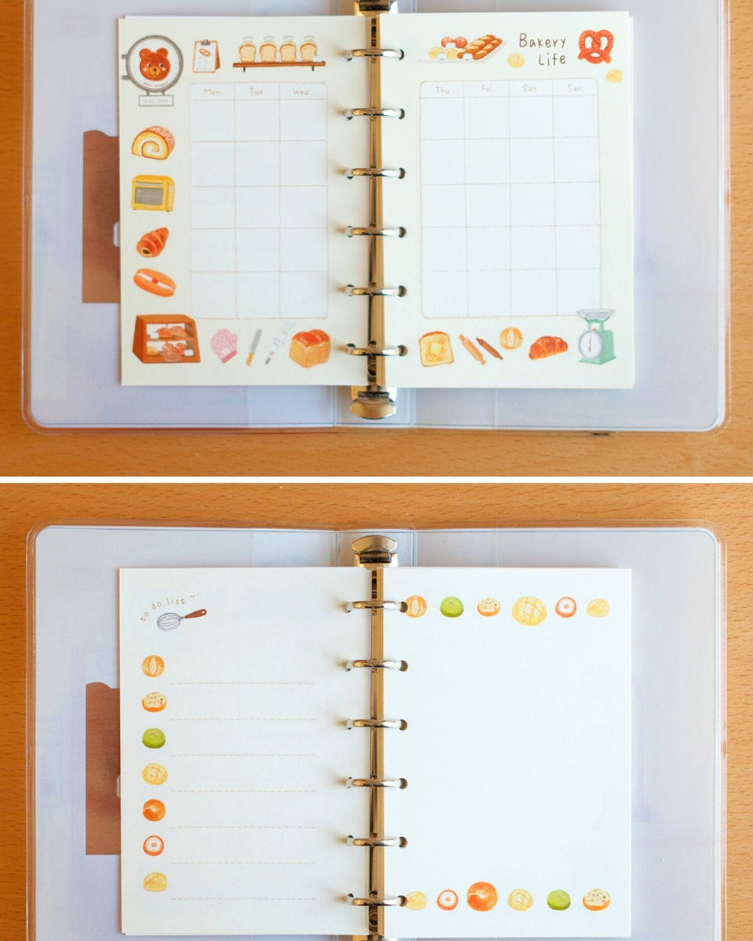 The Sweet Schedule Bakery-Core Binder & Monthly Refills