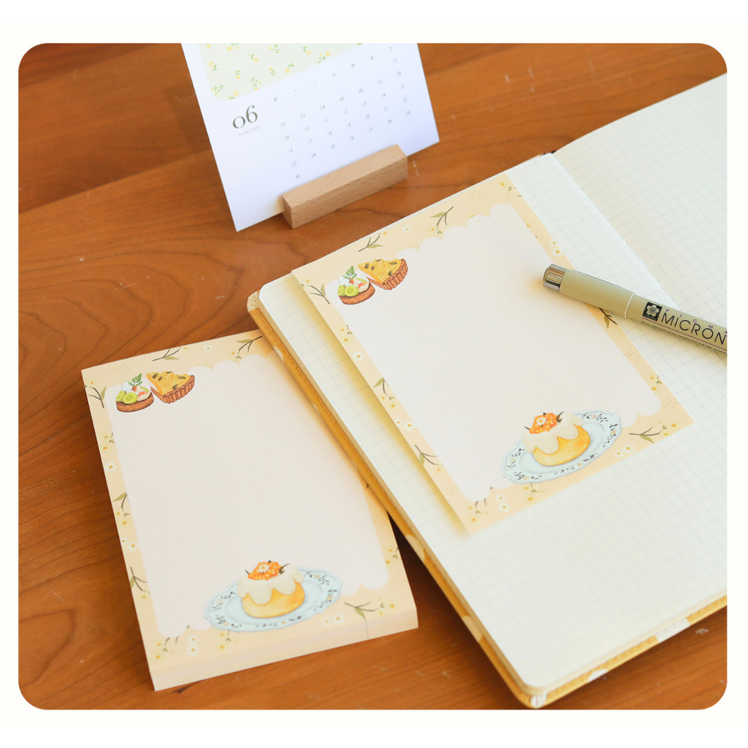 Dessert A6 Notepad, Non-sticky Note Paper