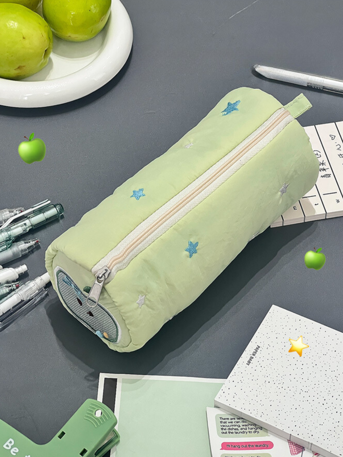 Original Green Apple Pencil Pouch