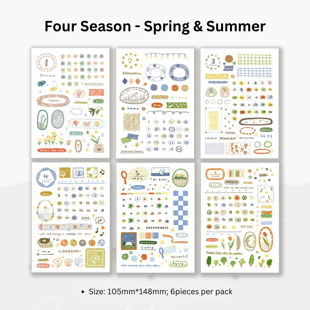 Four Season Stickers