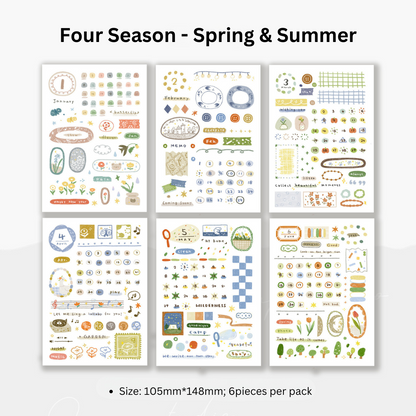 Four Season Stickers