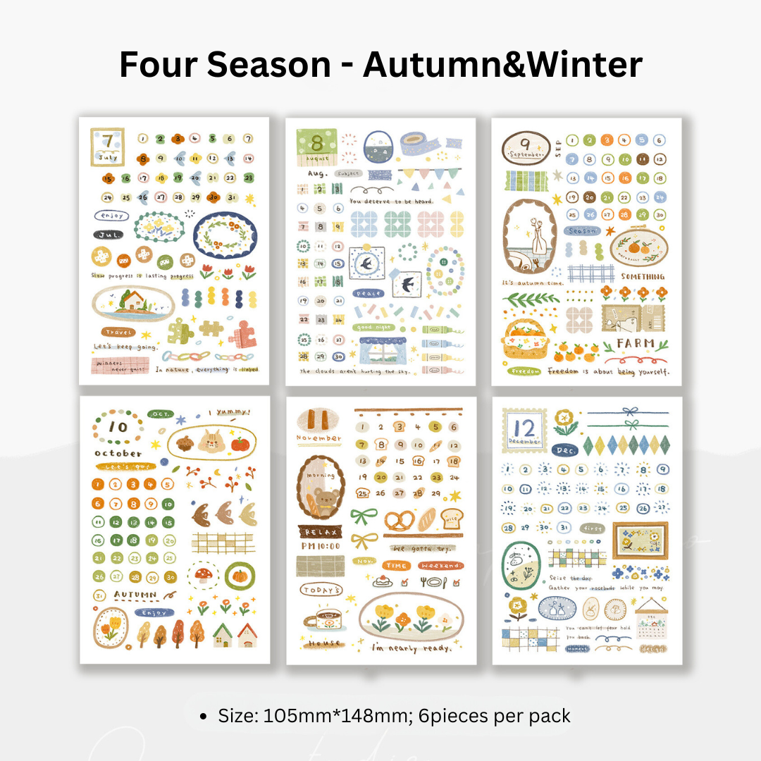 Four Season Stickers