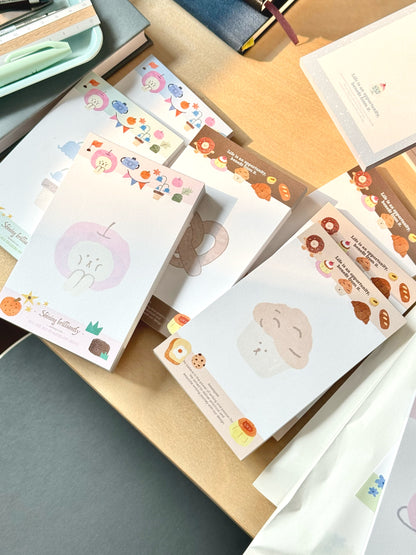 Nature Forest Food Memo Notepads, 100p - SOLD OUT