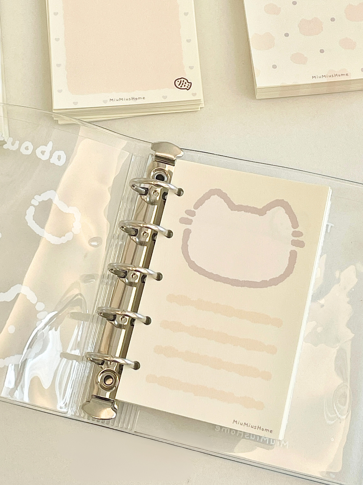Cute M5 Miu Miu Notepads/Binder Refills