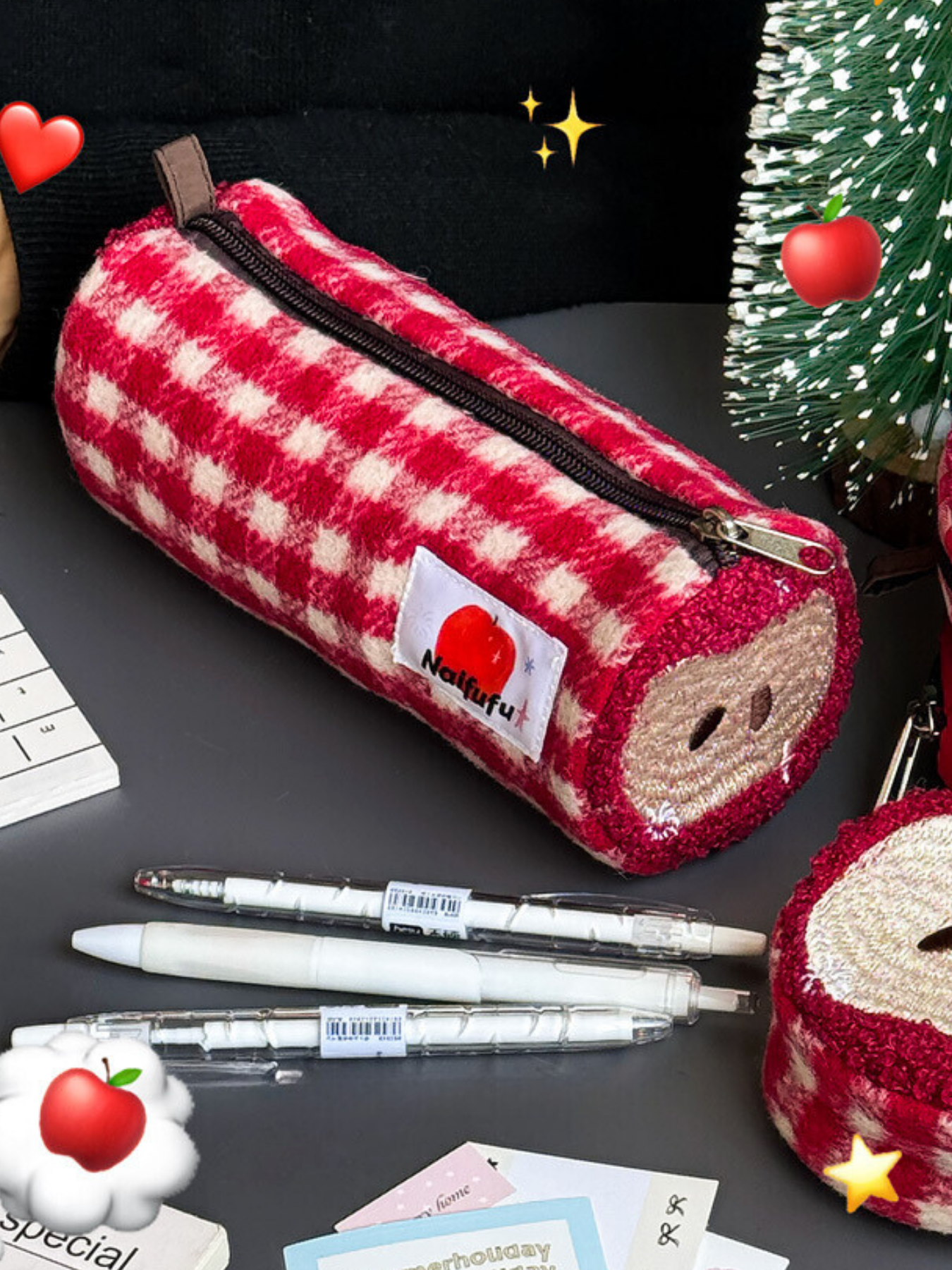 Original Red Apple Pencil Pouch