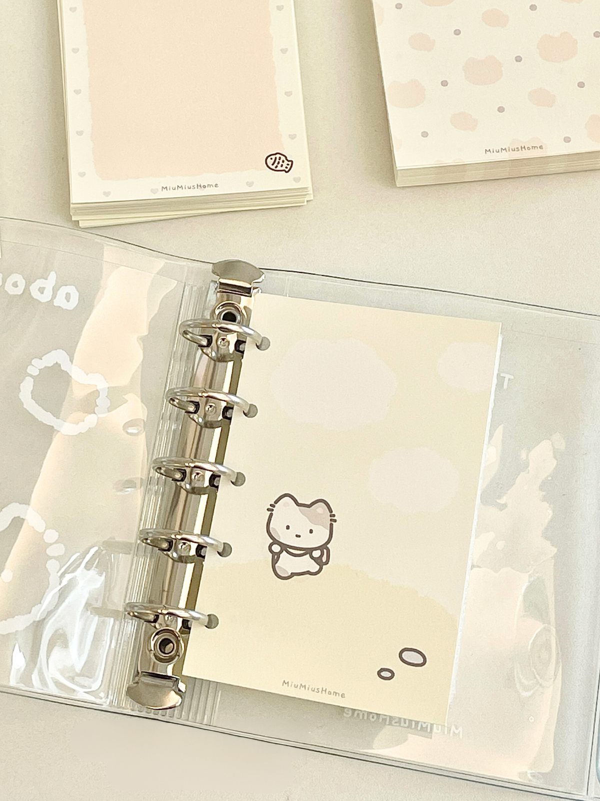 Cute M5 Miu Miu Notepads/Binder Refills