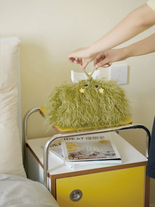 Furry Monster Tissue Box Holder