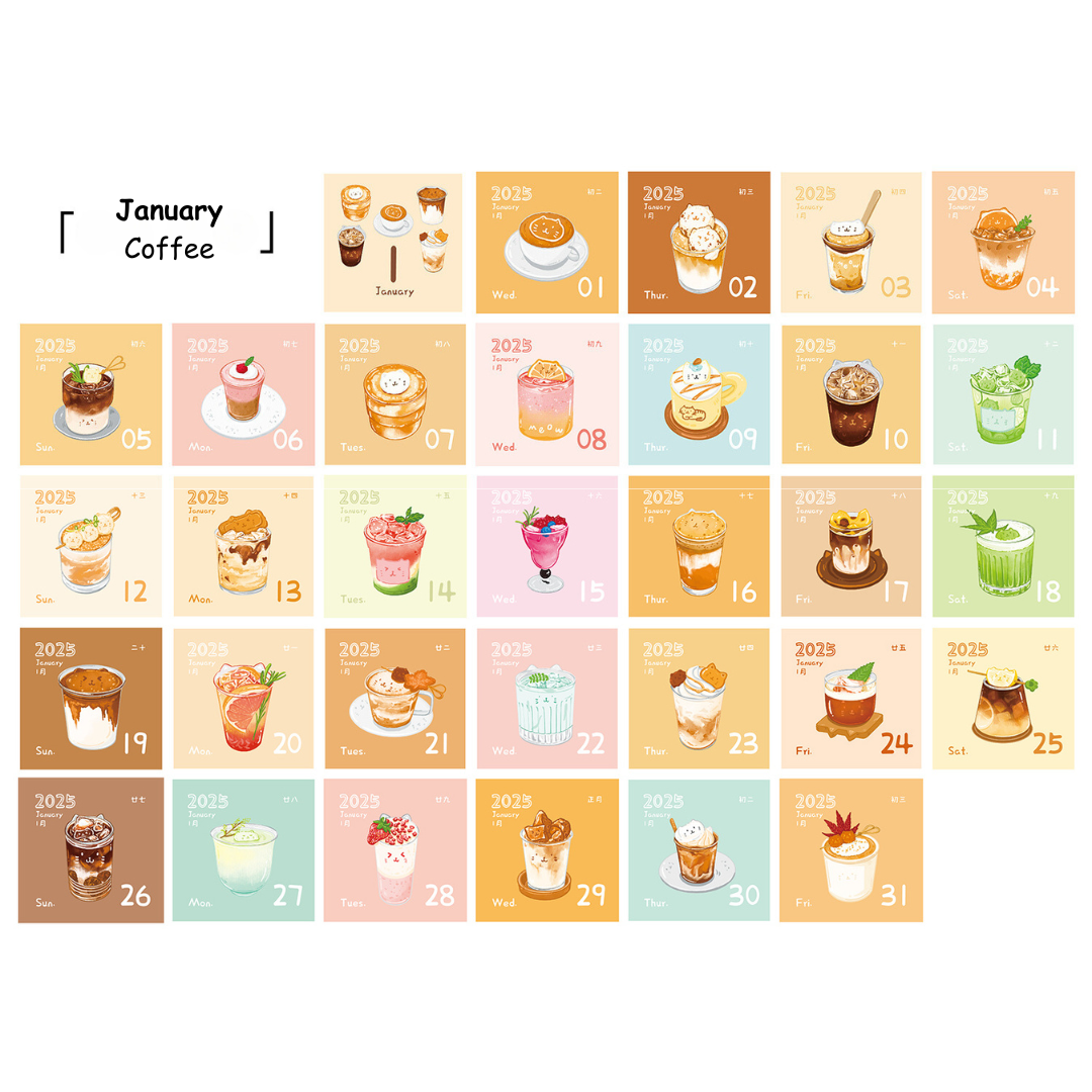 2025 Mini Calendar – ChicChoi 2025-mini-calendar-chicchoi