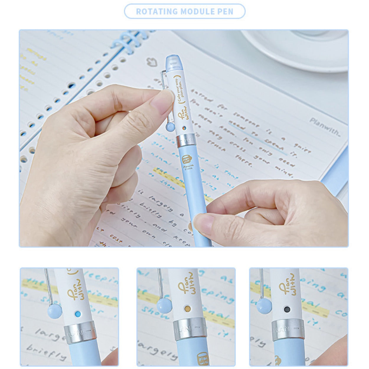 2+1 Twist-Action 0.5mm Modular Multifunction Pen