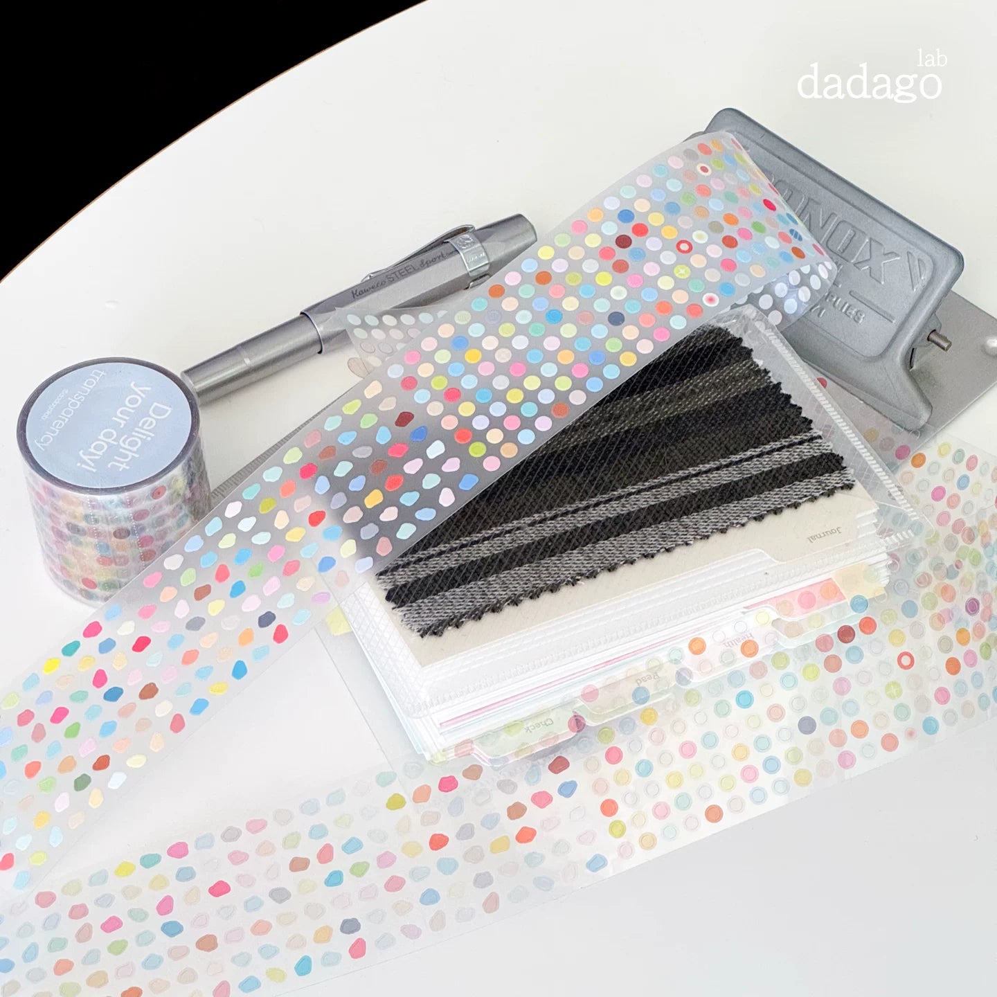 Mini Dots & Cobblestones Sticker Roll