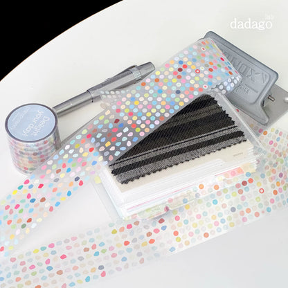 Mini Dots & Cobblestones Sticker Roll