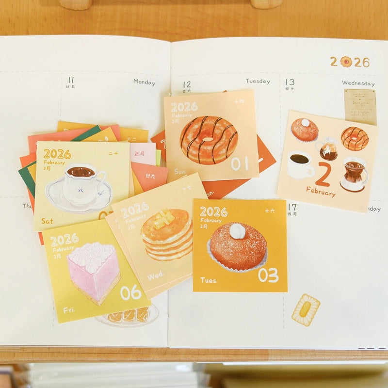 2026 Mini Calendar Note Pads