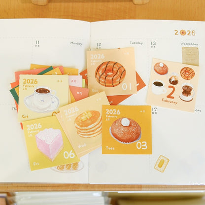 2026 Mini Calendar Note Pads