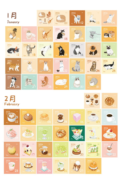 2026 Mini Calendar Note Pads